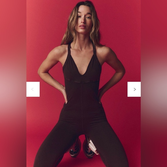 Free People Pants - Free People Good Karma Plunge Onesie